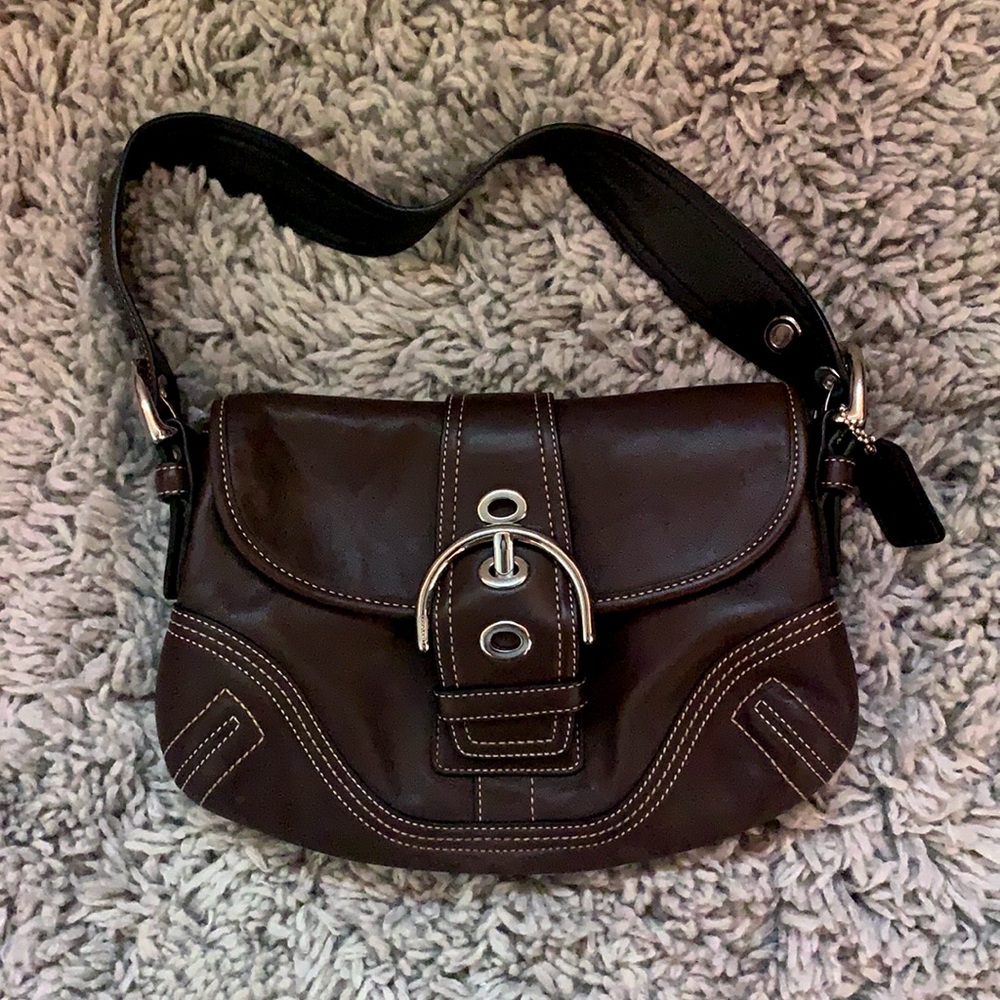 Brown coach bag